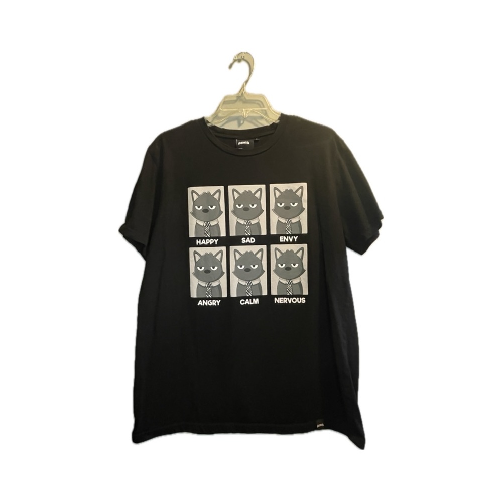 DENIS DAILY Sir Meows A Lot Emotions T-Shirt